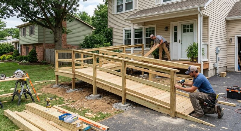 Accessible Ramp Construction in Wilmington, NC